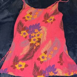 Floral Pink Women's Coverup; Vintage